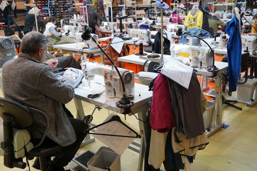Stitching and machine assembly